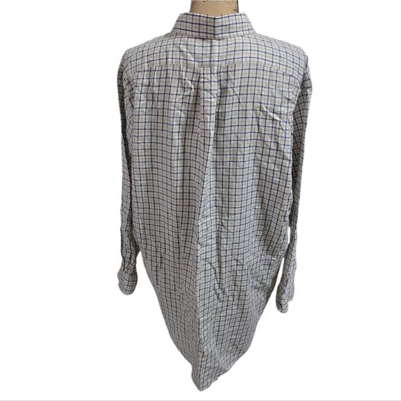 Ralph Lauren Yarmouth 100% Cotton Plaid Button-Up Shirt Size 16.5 - Picture 3 of 6